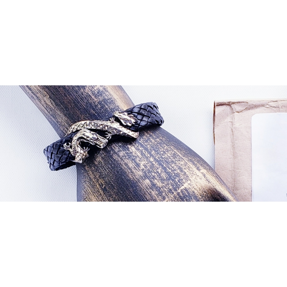 SOLD☆ John Hardy NAGA Dragon Leather Bracelet - Picture 6 of 8